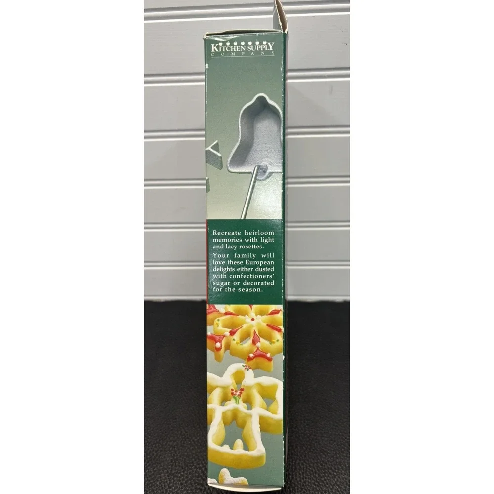 Ursula 7 Piece Rosette Iron Molds and Handles NEW